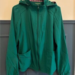 HeartSoul Scrub Jacket in Hunter Green, size M